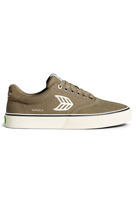 UNISEX NAIOCA SKATE BURNT SAND SUEDE AND CANVAS SNEAKER 1