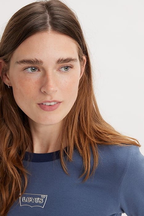 GRAPHIC LONG-SLEEVED TOP BLUE 5