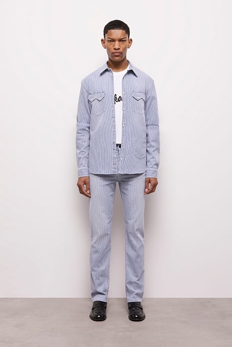 CHEMISE DENIM À RAYURE BLUE DENIM 2