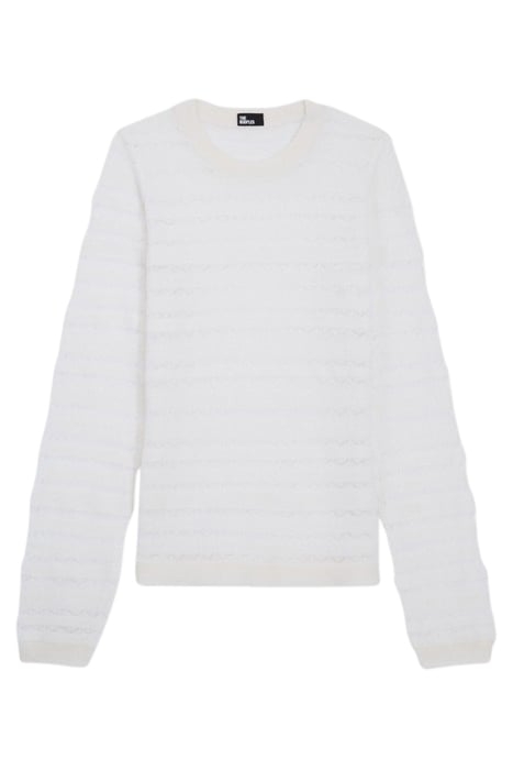 PULL POINTELLE AVEC DETAILS BRODEE LIGHT BEIGE 5