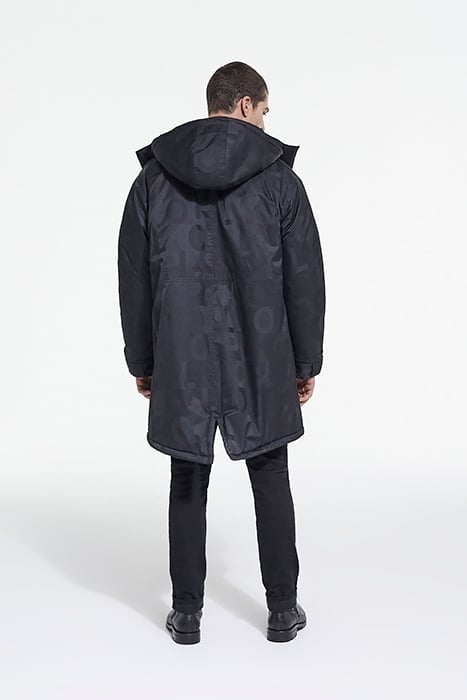 PARKA DOUBLEE DE FAUX MOUTON BLACK 4