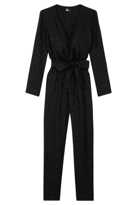 COMBINAISON PANTALON DECOLLETEE NOUEE A LA TAILLE BLACK 1