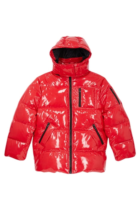 OVERSIZE DOWN JACKET RED 5