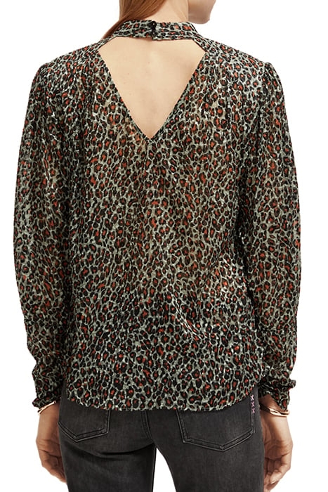 MOCK NECK TOP WITH OPEN BACK DETAIL CREATURES OF THE NIGHT F 2