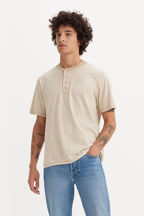 SS PRINTED T-SHIRT BEIGE 1