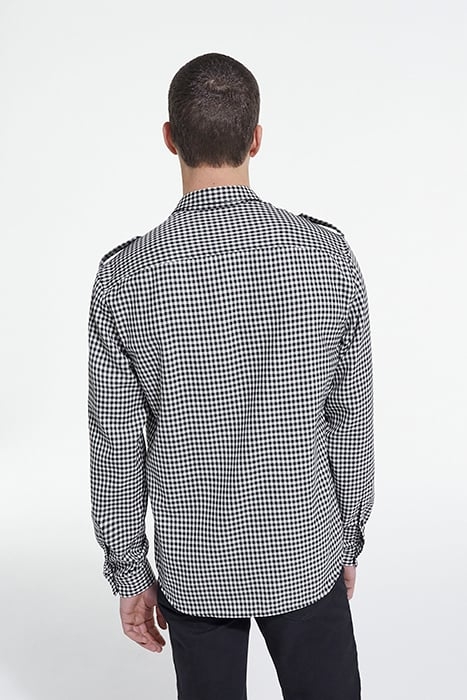 CHEMISE MANCHES LONGUES BLACK WHITE 2