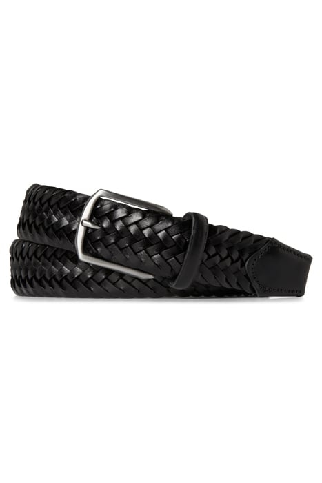 BLACK BRAIDED BELT BLACK 1