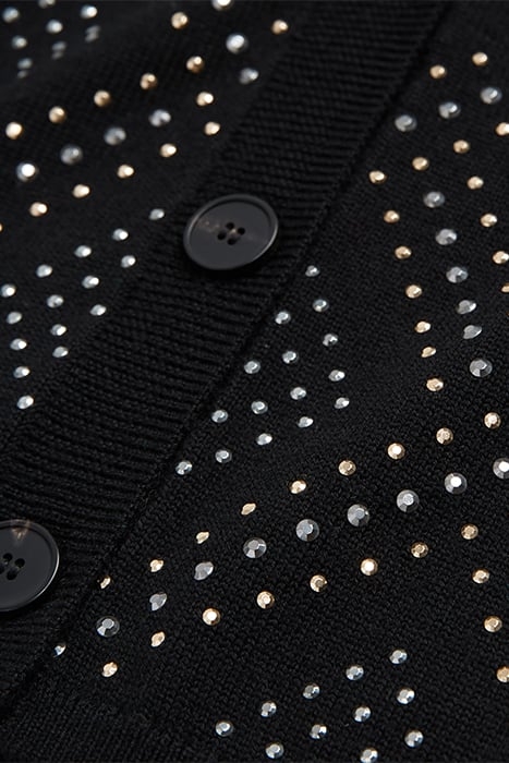 CARDIGAN COURT BOUTONNE BLACK 2