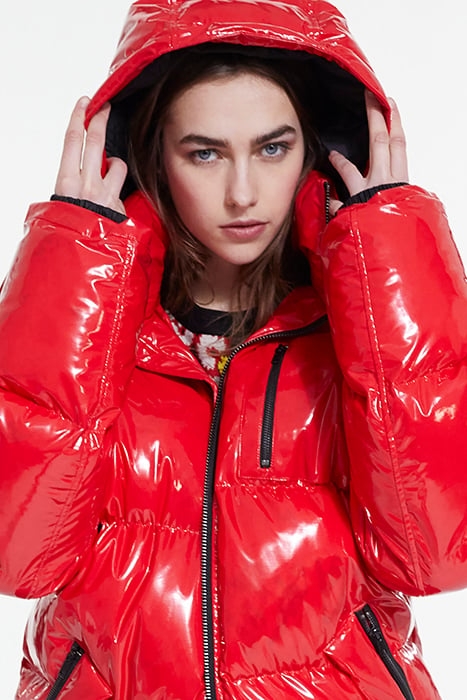 OVERSIZE DOWN JACKET RED 6