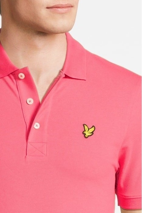 PLAIN POLO SHIRT ELECTRIC PINK 4