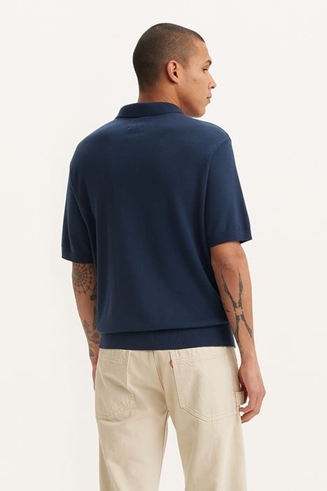 SWEATER POLO SHIRT NAVY 2