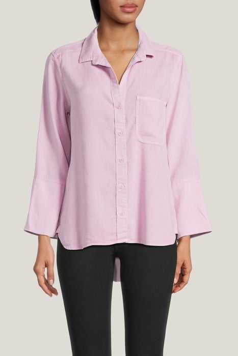 SHIRT TAIL BUTTON DOWN ORCHID BLUSH 1