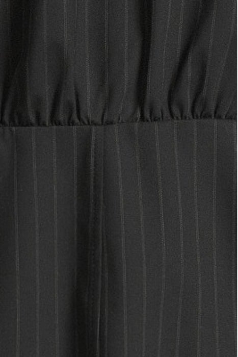 STRETCH STRIPE MINI DRESS BLACK 5