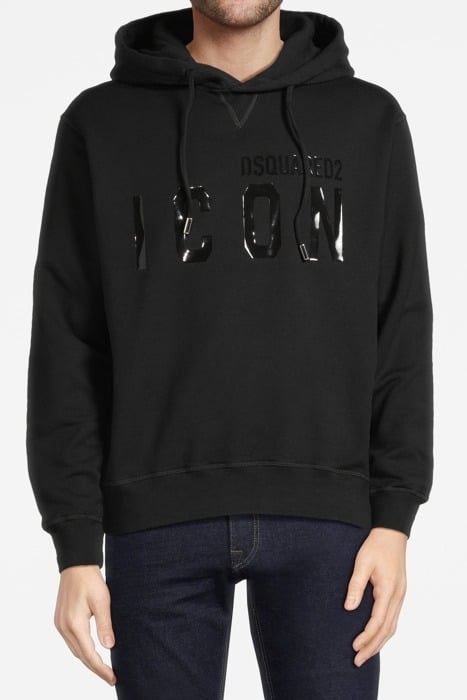 HOODIE ICON BLACK 1