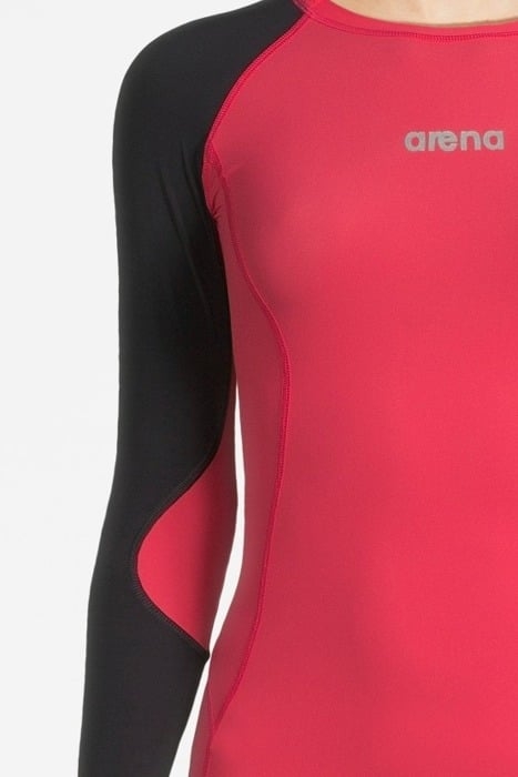COMPRESSION LS SHIRT W FLUO_RED 4