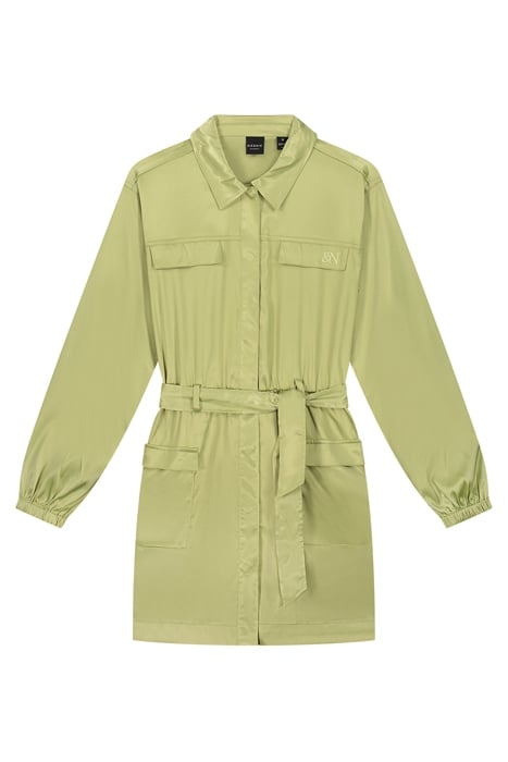 VERA DRESS SOFT OLIVE 2