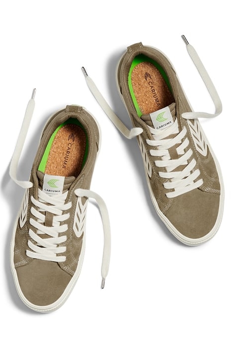 CATIBA PRO SKATE BURNT SAND SUEDE AND CANVAS SNEAKER 3
