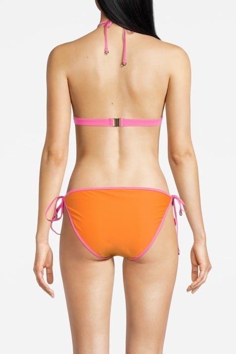 RUTHA-NEON BIKINI TOP ORANGE/PINK 2