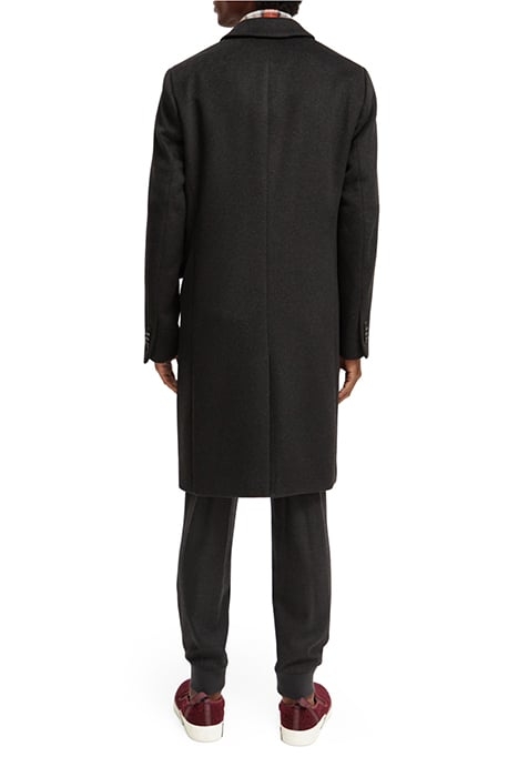 CLASSIC WOOL BLEND OVERCOAT CHARCOAL MELANGE 3