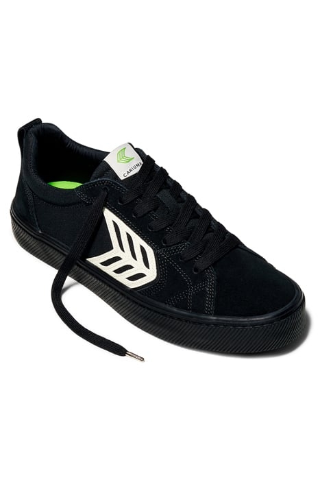 UNISEX CATIBA PRO SKATE ALL BLACK SUEDE AND CANVAS SNEAKER 2