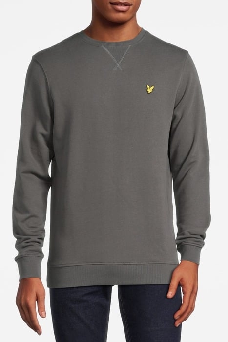 FOOTBALL WORLD GRAPHIC CREW NECK SWEATSHIRT GUNMETAL 1