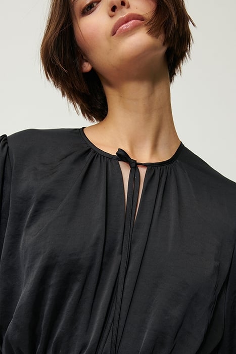 FLOUNCE DRESS BLACK 5