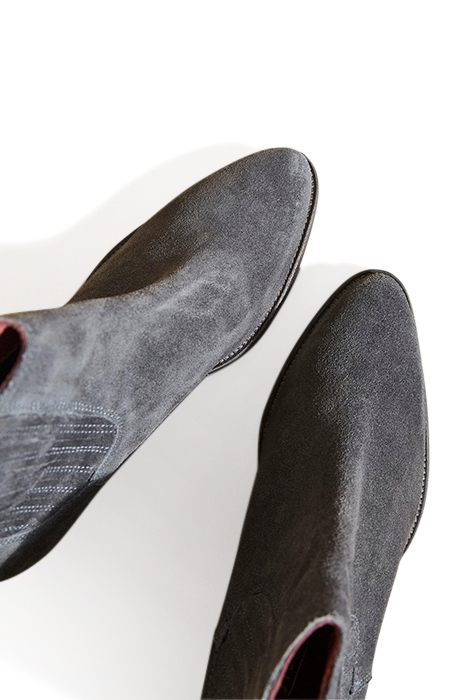 CHERRY WESTERN ANKLE BOOT MID GREY 4