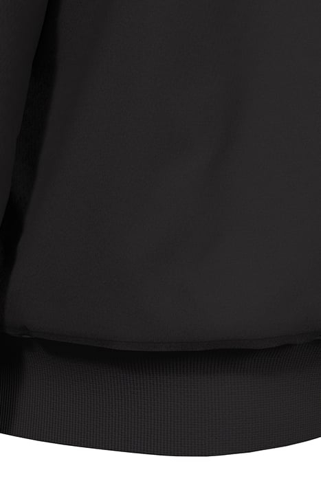 STRETCH PADDED HOODED JACKET BLACK 3