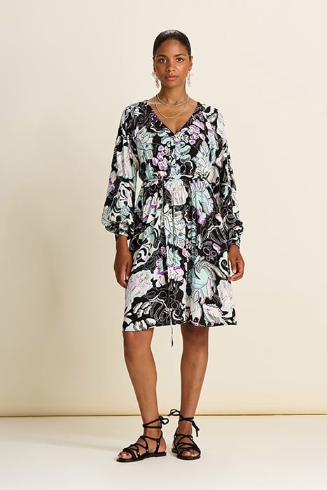 DRESS - ISLAND LIFE MULTI COLOUR 1