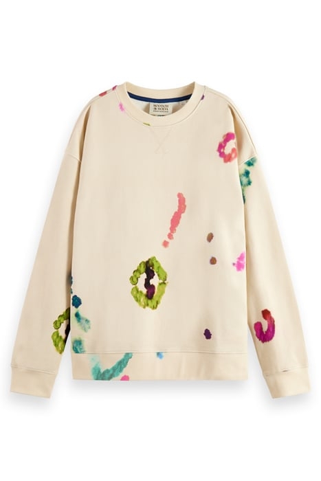 GALAXY DYE AOP PRINT DROPPED SHOULDER SWEATSHIRT GALAXY DYE 4