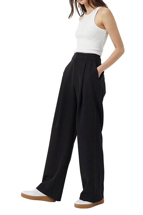 AME SUITING WIDE LEG TROUSER BLACK 4