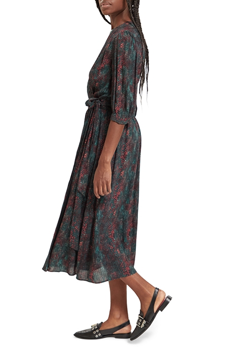 MIDI WRAP DRESS SNAKE 5