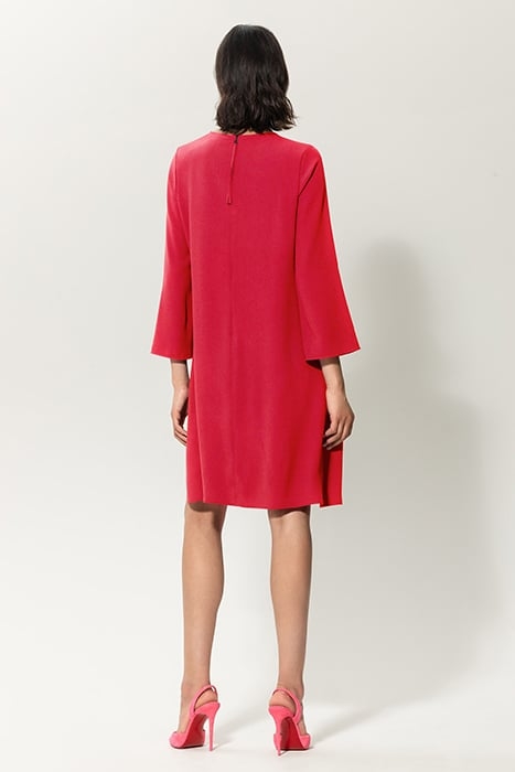 MINI DRESS WITH ¾ SLEEVES BRIGHT RED 2