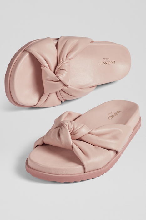 FS VALENCIA LEATHER KNOT PINK 2