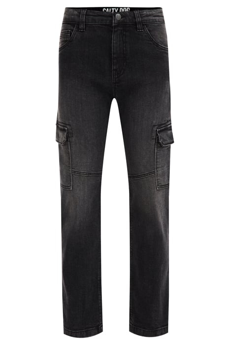 5-POCKET MID WAIST DARK GREY 3