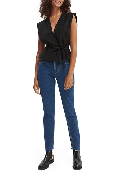 HIGH FIVE HIGH-RISE SLIM JEANS — FIFTIES BLUE 3