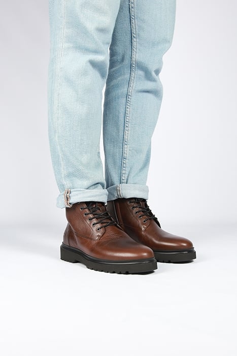 BLACKSTONE - BRODY AG314 BROWN - LACE-UPS BROWN 2