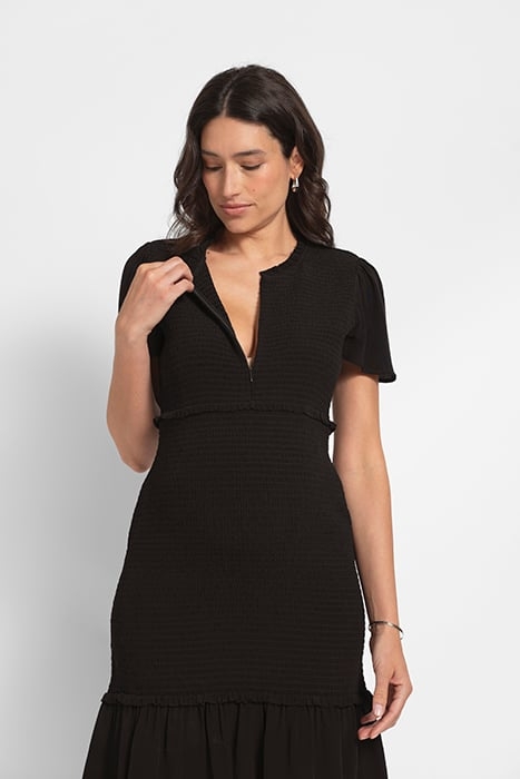 MATERNITY MINI DRESS BLACK 5