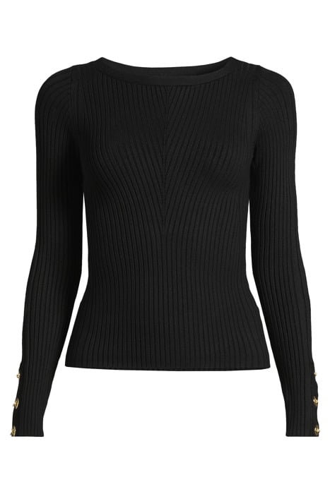 MARCIANO BY GUESS ALICE LS BOAT NECK S JET BLACK A996 3
