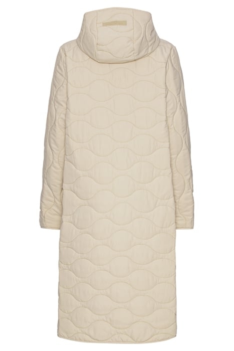 LONG QUILT COAT QUILTED05 LIGHT SAND 5