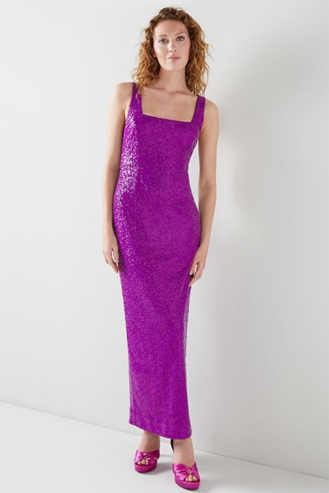 DR WINTER SEQUIN MAXI VIOLET 4