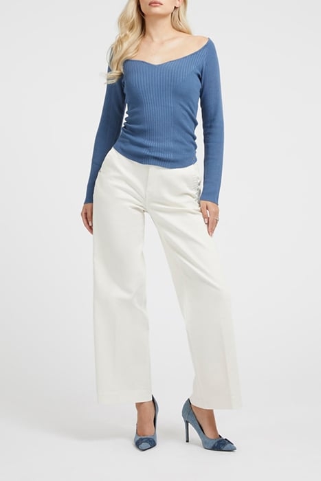 GUESS ECO LS LENA SWEATHEART S NORDIC SEA 3