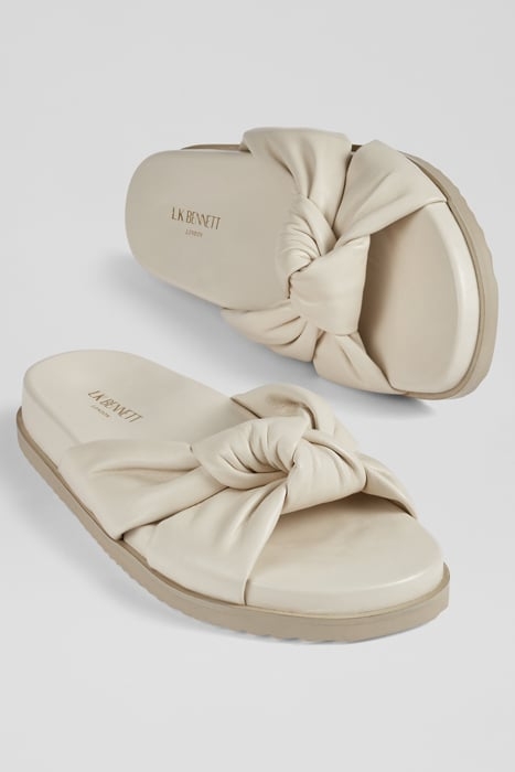 FS VALENCIA LEATHER KNOT ECRU 3