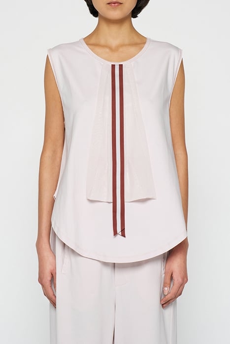 BOW TOP JERSEY PALE LILAC 1