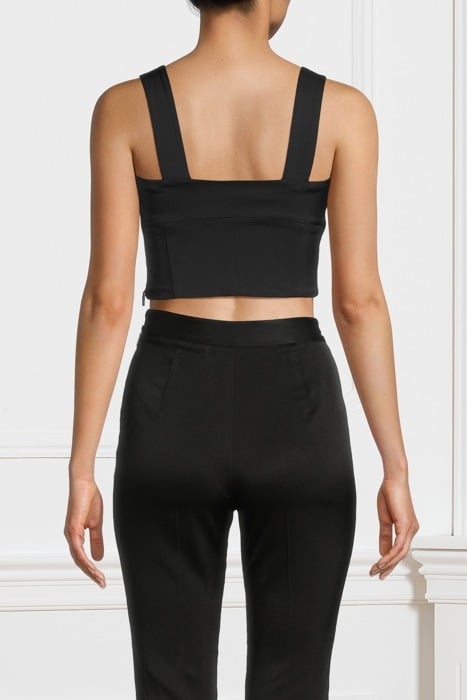 MARCIANO BY GUESS NORAH TOP JET BLACK 2