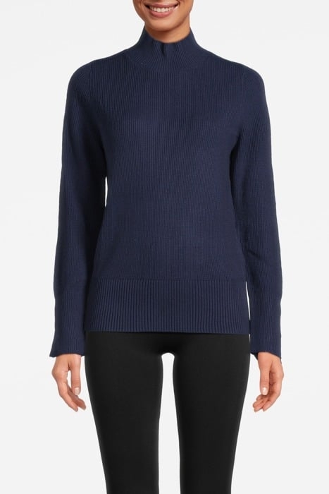 GLORY HIGH NECK SWEATER NAVY - OUTLET PRICE 1