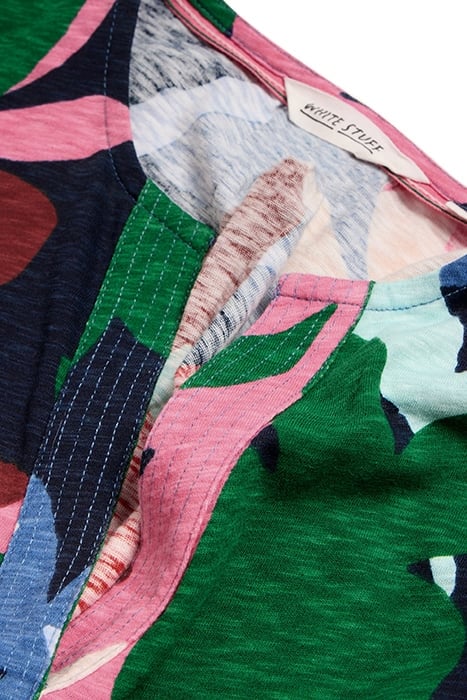 TABITHA JERSEY MINI DRESS BLUE PRINTED 5