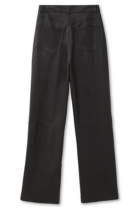 JEAN STYLE FAUX LEATHER PANT BLACK 4