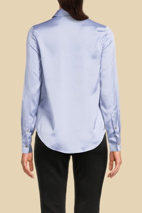 MELISSA PRINTED SHIRT DUST LIGHT BUTTON-DOWN BLUE 2