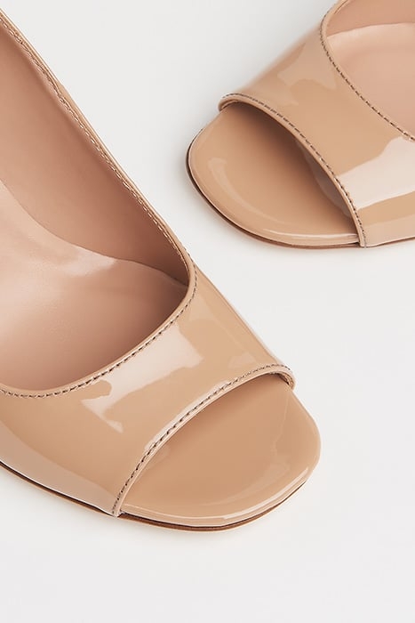 HARPER PEEP TOE COURT NUDE 3